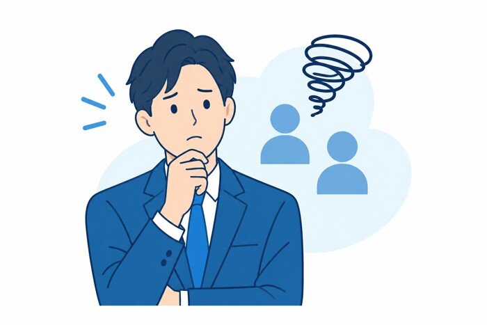 情シス担当者の人材不足に悩む様子
