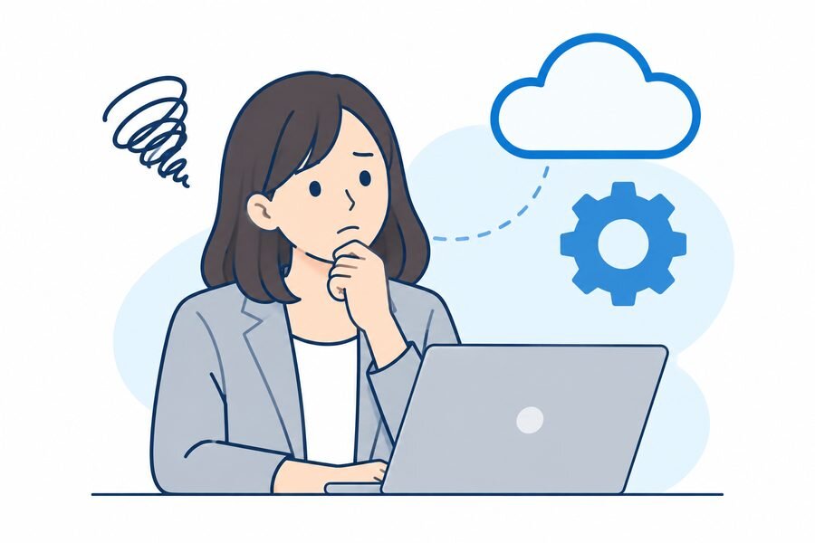 システム導入を進めるリソース不足に悩む様子