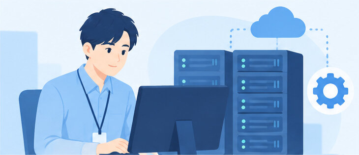 システム運用を支援するイメージ