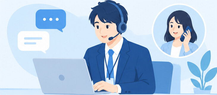 ユーザーからのIT問い合わせ対応を支援するイメージ